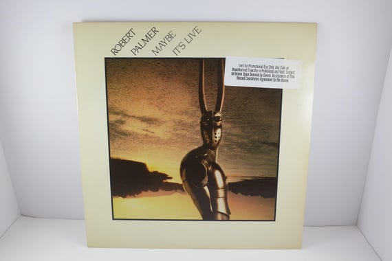 Vintage 1982 Vinyl LP Record Robert Palmer Maybe It's Live Near Mint Condition Promo Pressing 70928