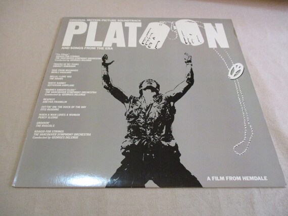 1986 Vinyl LP Record Platoon Original Motion Picture Soundtrack Near Mint Condition