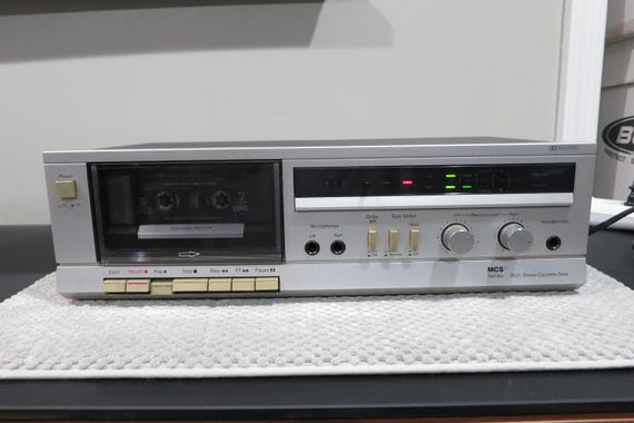 1980s MCS 3531 Series Stereo Cassette Deck - Dolby, VU Meters