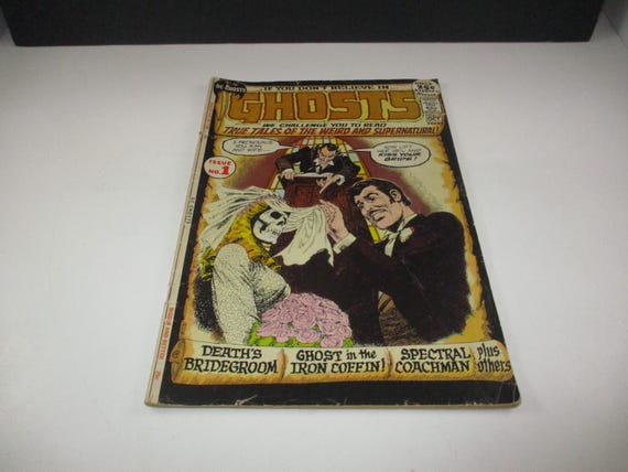 Vintage October 1971 Ghosts Comic If You Don't Believe In Ghosts First Issue No 1 Very Good Condition