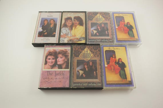 Vintage 1980's The Judd's Cassette Tapes Greatest Hits 2 Revelations Tell Me Why Wynonna River of Time Rockin Rhythm Sold Individually