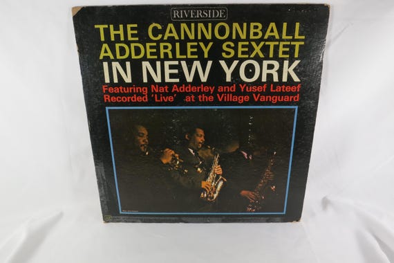 1962 Vinyl LP Jazz Record In New York Cannonball Adderley Sextet G/EX