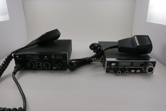 Pair of Vintage Original CB Radios Teaberry Stalker IV RCH M40 Both Untested