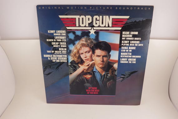 Vintage 1986 Vinyl LP Record Top Gun Original Motion Picture Soundtrack Near Mint Condition