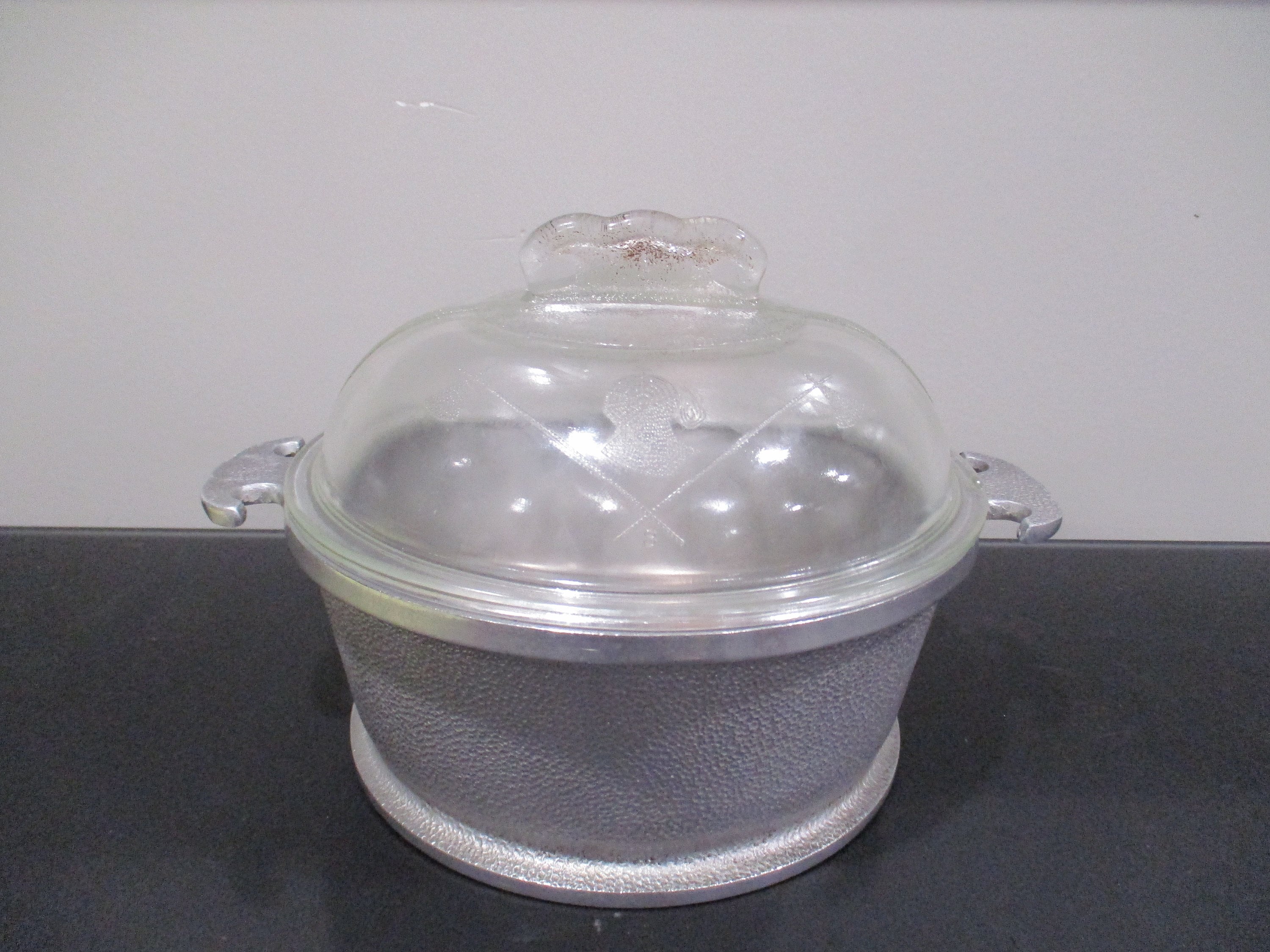 Vintage Super Maid Cookware Triangle Cast Aluminum Pot & Lid X 2, 1 Handle