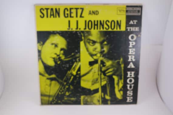 Vintage 1957 Stan Getz & J.J. Johnson Vinyl LP – At The Opera House