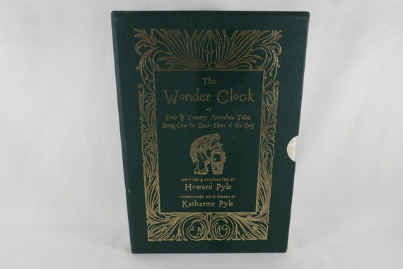 Howard Pyle Hard Cover Book Set The Wonder Clock & Pepper and Salt In Slipcase