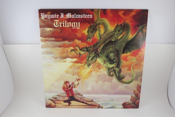Vintage 1986 Vinyl LP Record Yngwie Malmsteen Trilogy Excellent Condition Original US Pressing 71689