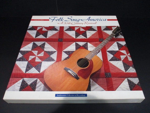 Vintage 1991 CD Four Disc Box Set Folk Song America A 20th Century Revival Near Mint Condition 68339