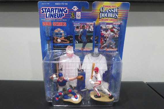 1998 Starting Lineup Kenner Baseball Figure Set: Piazza & Rodriguez - NOS