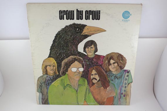 Vintage 1970 Crow By Crow Vinyl LP Record - Psychedelic Rock