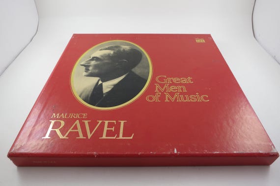 Vintage Maurice Ravel Vinyl LP Box Set: Men of Music (1977)