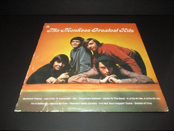 Vintage 1982 Vinyl LP Record The Monkees Greatest Hits Excellent Condition 70122