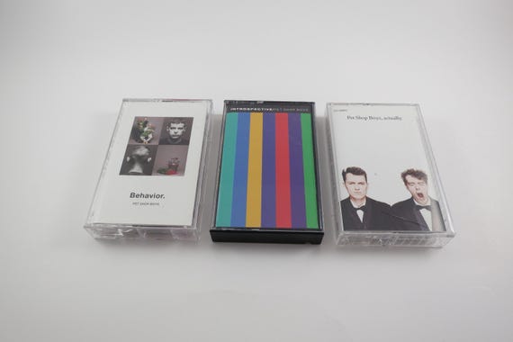1980's Pet Shop Boys Cassette Tapes Introspective Behavior Actually Sold Individually