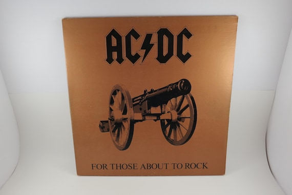 Vintage 1981 Vinyl LP Record AC/DC For Those About to Rock We Salute You Excellent Condition 71393