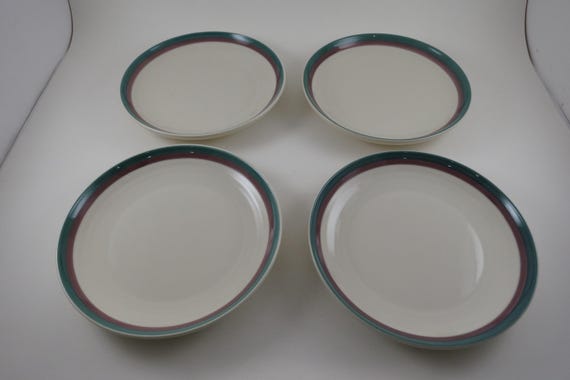 Vintage Pfaltzgraff Juniper Pattern 6 7/8 Inch Salad Plates- Set of 4