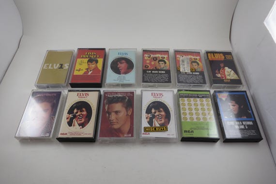 Vintage 1980's Elvis Presley Cassette Tapes Greatest Legendary Top Ten Golden Records Pure More
