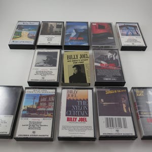 1980&#39;s Billy Joel Cassette Tapes Excellent Condition Greatest Hits River Dreams The Bridge Piano Man Innocent Man Sold Individually
