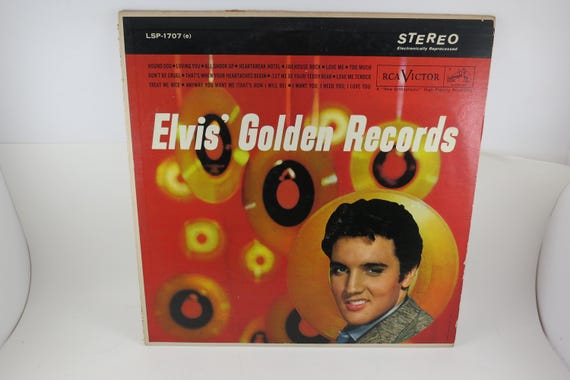 1964 Elvis' Golden Records Vinyl LP, Stereo Reprocessed