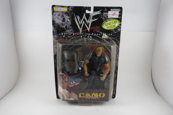 1999 Jakks Camo Carnage WWF B.A. Billy Gunn NIB