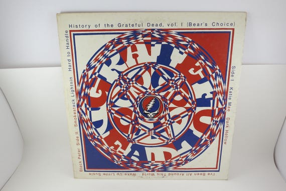 Vintage 1973 Vinyl LP Record History of The Grateful Dead Volume 1 (Bear's Choice) Excellent Condition