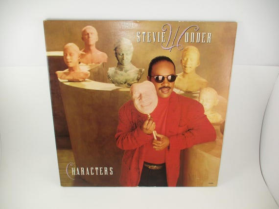 Vintage 1987 Vinyl LP Stevie Wonder Characters Excellent Condition 70299
