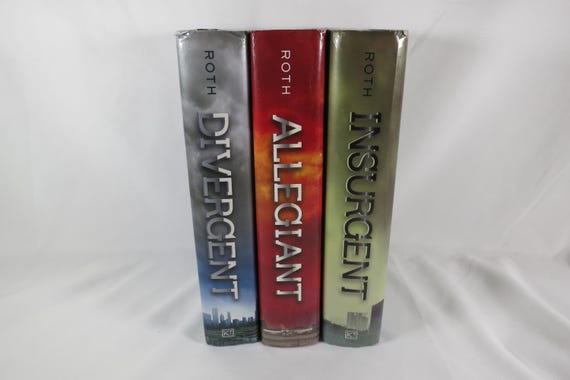 Set of 3 Veronica Roth Hardcover Books Complete Divergent Series 1-3