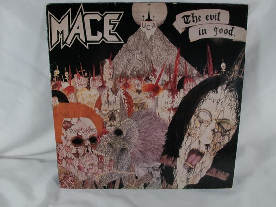 1988 Vinyl LP Record Mace - The Evil In Good Thrash Rock EX