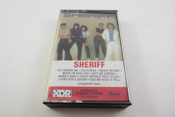 Vintage 1982 Cassette Tape Sheriff Self Titled