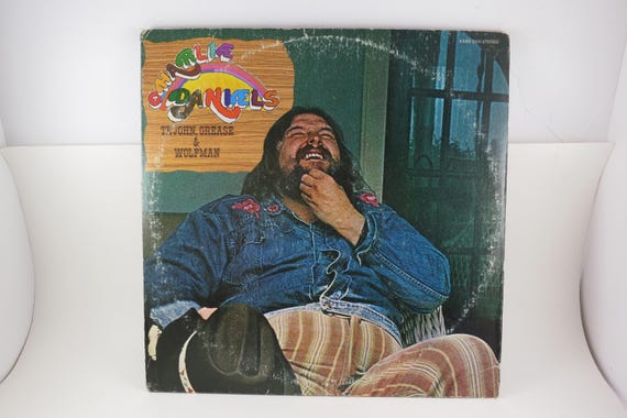 Vintage 1972 Vinyl LP Record TE John, Grease & Wolfman The Charlie Daniels Band EX