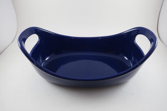Dark Blue Rachel Ray 1.25 Quart Double Handled Casserole Dish
