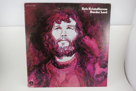 Vintage 1972 Vinyl LP Record Border Lord Kris Kristofferson EX
