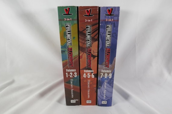 Fullmetal Alchemist Vol 1-9 Omnibus: 3-in-1 English Manga by Arakawa