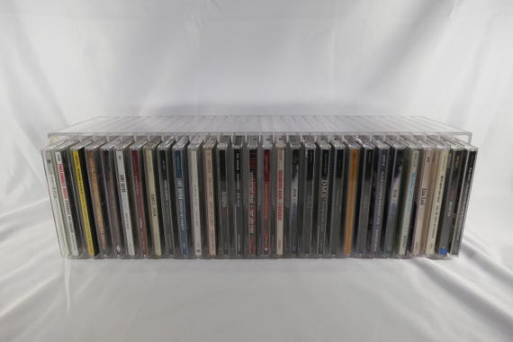 US Acrylic 30 CD Holder: Horizontal or Vertical Display