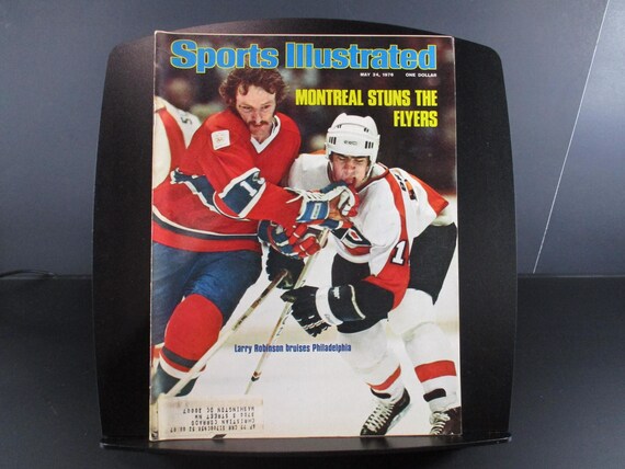 Vintage May 24, 1976 Sports Illustrated Magazine Montreal Stuns the Flyers NHL Excellent Condition