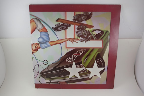 Vintage 1984 Vinyl LP Record The Cars Heartbeat City EX Poor Cover