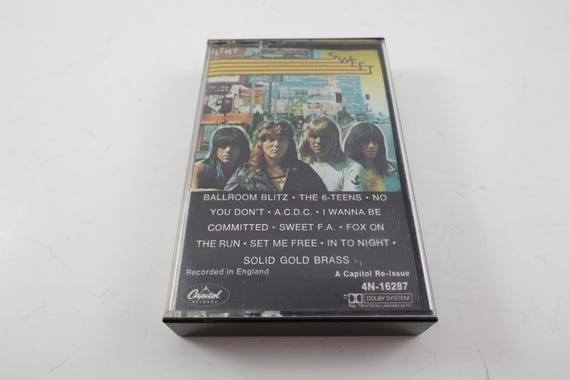 1983 Cassette Tape Desolation Boulevard Sweet