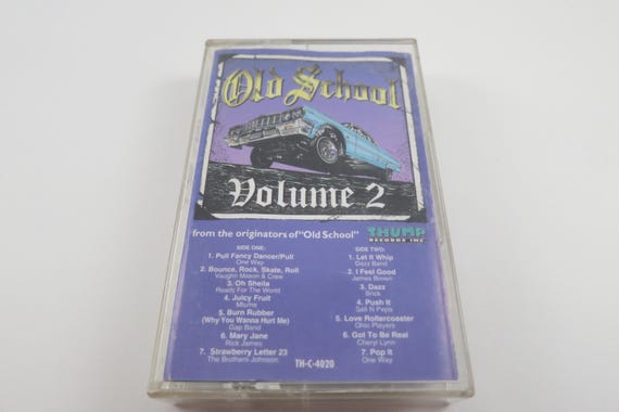 Vintage 1994 Cassette Tape Old School Volume 2 Various Artists Comp One Way RFTW Mtume Rick James Dazz Band Many More HTF
