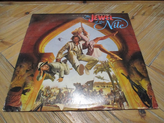 Vintage 1985 Vinyl LP Record The Jewel of the Nile Original Motion Picture Soundtrack Excellent Condition 53637