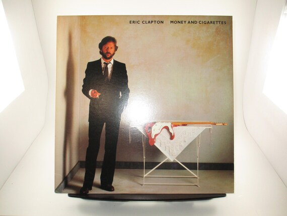 Vintage 1983 Vinyl LP Record Eric Clapton Money and Cigarettes Excellent Condition 65230