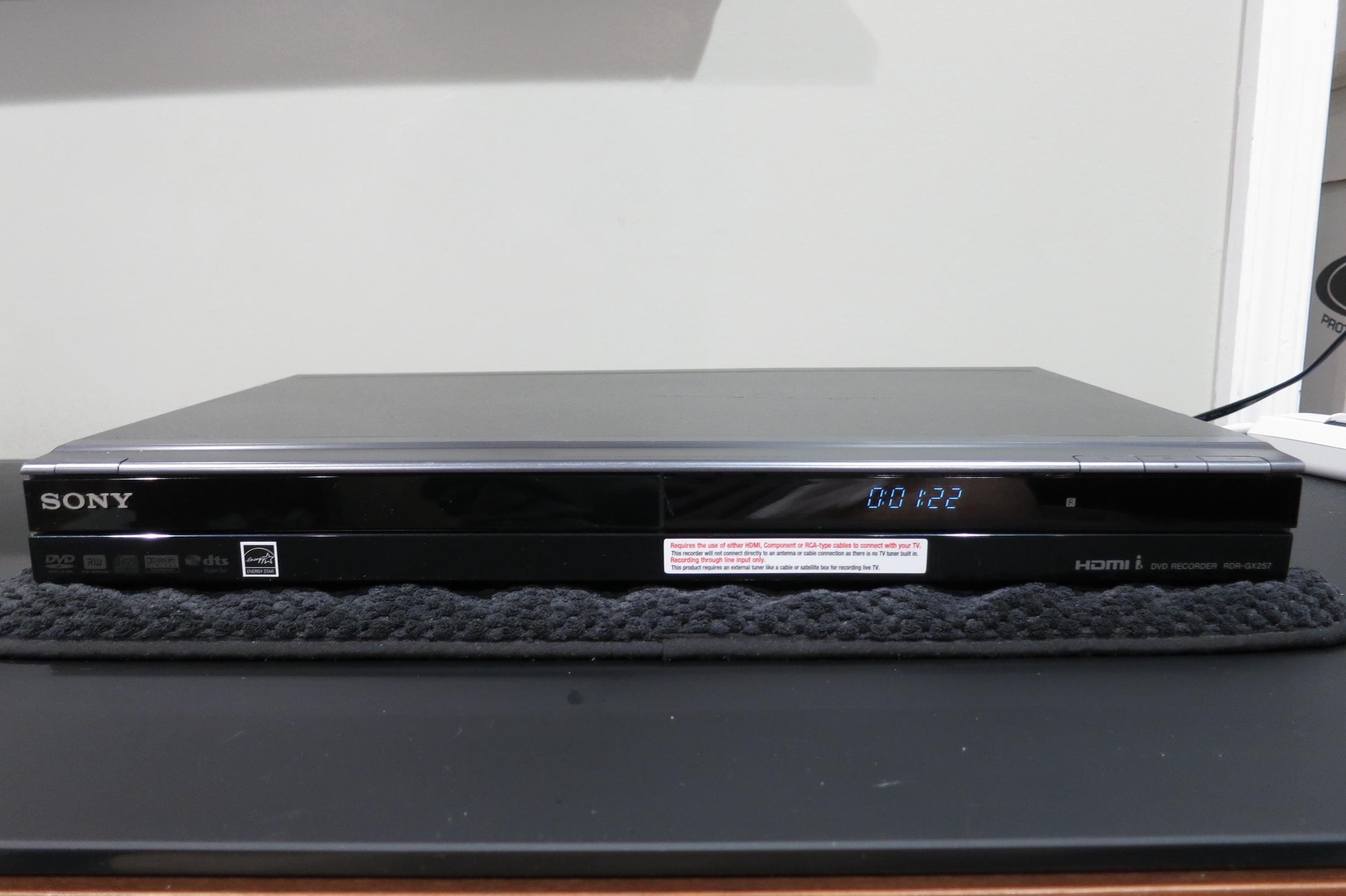 Sony RDR-GX257 DVD Recorder Player - Etsy