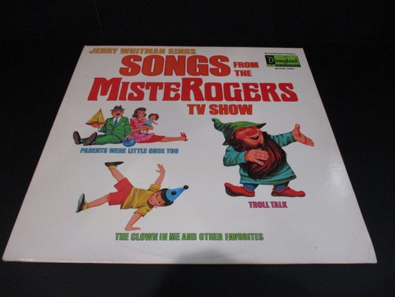 Vintage 1973 Vinyl LP Children's Record Walt Disney Songs from the Mister Rogers TV Show Excellent Condition Jerry Whitman 68574