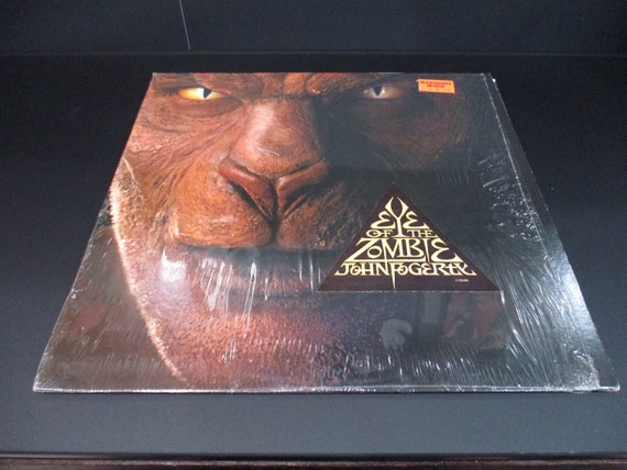 Vintage 1986 Vinyl LP Record John Fogerty Eye of The Zombie Excellent Condition In Shrink Hype Sticker 68816