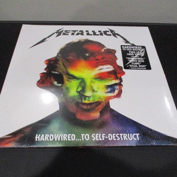 Vinyl LP Record Hardwired to Self Destruct Metallica 180G Pressing MINT Condition Still Factory Sealed with Hype Sticker 66513