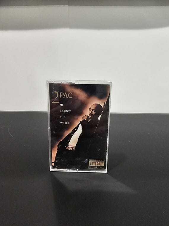 Vintage 1995 Cassette Tape 2Pac Me Against The World Original Pressing 2-Pac Near Mint Condition