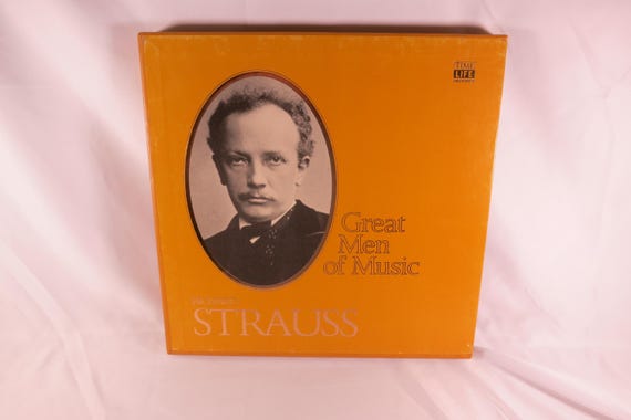 1977 Richard Strauss Vinyl LP Box Set: Gre8t Men of Music Time Life EX+
