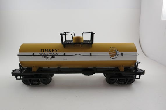 Vintage 1998 MTH Electric Trains O Gauge Timken Tank Car 60392 Excellent Condition 1:48 Scale