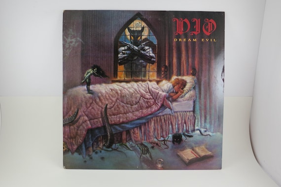 Vintage 1987 Dio Dream Evil Vinyl LP - Original US Pressing