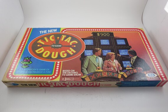 Vintage 1977 Ideal Toy Company Tic Tac Dough TV Game In Original Box 100% Complete