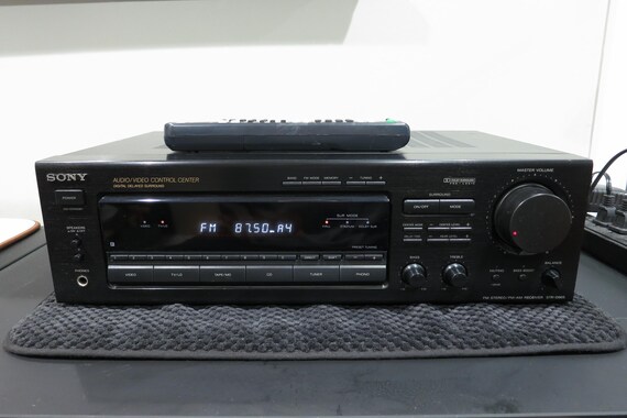 Vintage 90s Sony STR-D665 Audio Video Control Center with Remote
